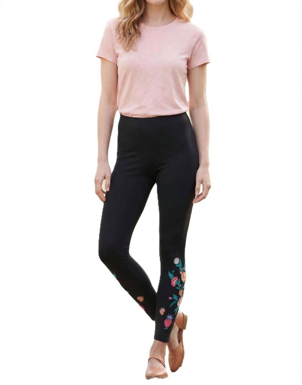 NEW JOHNNY WAS ziviana leggings in black